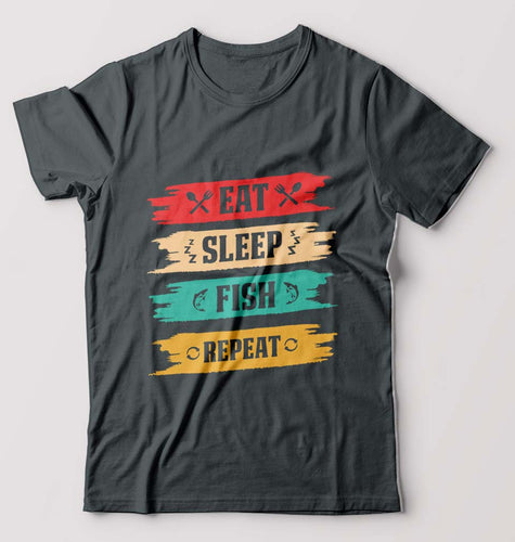 Fishing T-Shirt for Men-Steel grey-Ektarfa.online