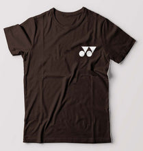 Load image into Gallery viewer, Yonex T-Shirt for Men-S(38 Inches)-Coffee Brown-Ektarfa.online
