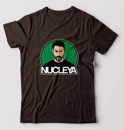 Nucleya T-Shirt for Men-Coffee Brown-Ektarfa.online