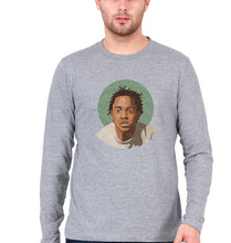 Load image into Gallery viewer, Kendrick Lamar Full Sleeves T-Shirt for Men-Grey Melange-Ektarfa.online
