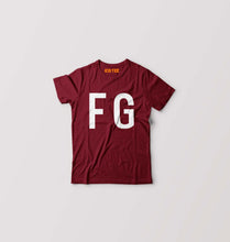 Load image into Gallery viewer, Fear of God Kids T-Shirt for Boy/Girl-Maroon-Ektarfa.online
