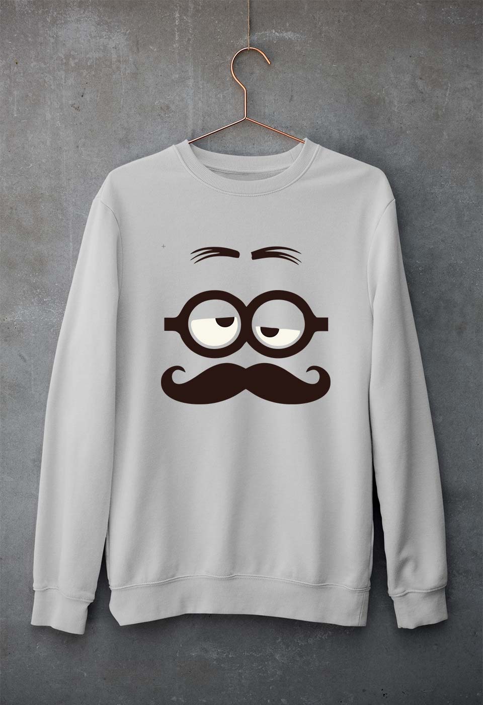 Minion Unisex Sweatshirt for Men/Women-Grey Melange-Ektarfa.online
