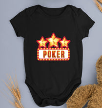 Load image into Gallery viewer, Poker Kids Romper For Baby Boy/Girl-0-5 Months(18 Inches)-Black-Ektarfa.online

