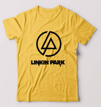 Load image into Gallery viewer, Linkin Park T-Shirt for Men-S(38 Inches)-Golden Yellow-Ektarfa.online
