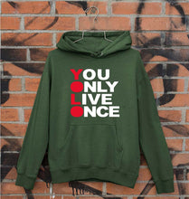 Load image into Gallery viewer, You Live Only Once(YOLO) Unisex Hoodie for Men/Women-Dark Green-Ektarfa.online
