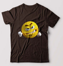Load image into Gallery viewer, Angry Emoji T-Shirt for Men-Coffee Brown-Ektarfa.online
