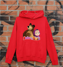 Load image into Gallery viewer, Masha and the Bear Unisex Hoodie for Men/Women-Red-Ektarfa.online
