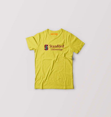 Stanford Kids T-Shirt for Boy/Girl-Yellow-Ektarfa.online
