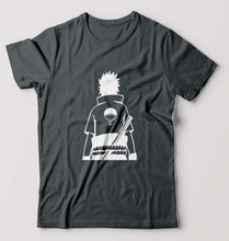 Load image into Gallery viewer, Sasuke Uchiha T-Shirt for Men-S(38 Inches)-Steel grey-Ektarfa.online
