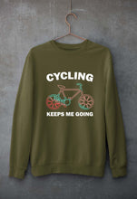 Load image into Gallery viewer, Cycling Unisex Sweatshirt for Men/Women-Olive Green-Ektarfa.online
