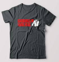 Load image into Gallery viewer, Gorilla Wear T-Shirt for Men-S(38 Inches)-Steel grey-Ektarfa.online

