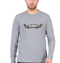 Load image into Gallery viewer, Duke Full Sleeves T-Shirt for Men-Grey Melange-Ektarfa.online
