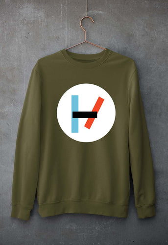 Twenty one pilots Unisex Sweatshirt for Men/Women-Olive Green-Ektarfa.online