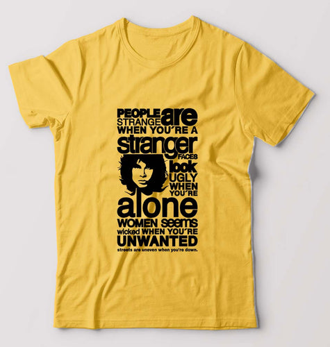 Jim Morrison T-Shirt for Men-Golden Yellow-Ektarfa.online