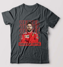 Load image into Gallery viewer, Sebastian Vettel F1 T-Shirt for Men-Steel grey-Ektarfa.online
