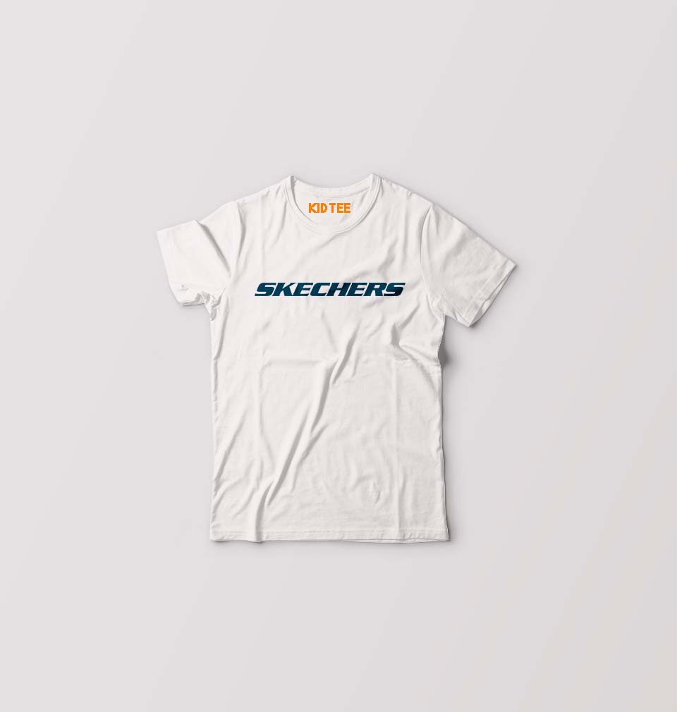 SKECHERS Kids T-Shirt for Boy/Girl-0-1 Year(20 Inches)-White-Ektarfa.online