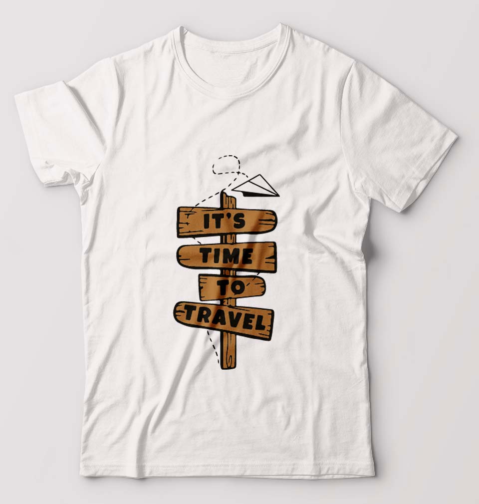 Travel T-Shirt for Men-White-Ektarfa.online