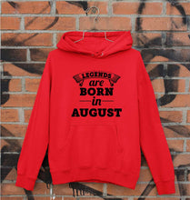 Load image into Gallery viewer, Legends are Born in August Unisex Hoodie for Men/Women-Red-Ektarfa.online
