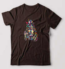 Load image into Gallery viewer, Shiv T-Shirt for Men-Coffee brown-Ektarfa.online
