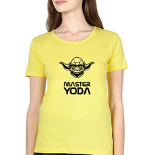 Load image into Gallery viewer, Yoda Star Wars T-Shirt for Women-Yellow-Ektarfa.online
