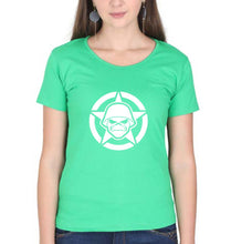 Load image into Gallery viewer, Iron Maiden T-Shirt for Women-Flag Green-Ektarfa.online
