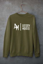 Load image into Gallery viewer, Antony Morato Unisex Sweatshirt for Men/Women-S(40 Inches)-Olive Green-Ektarfa.online
