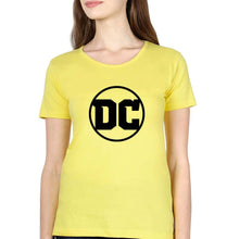 Load image into Gallery viewer, DC T-Shirt for Women-XS(32 Inches)-Yellow-Ektarfa.online
