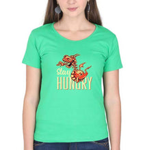 Load image into Gallery viewer, Hungry Dragon T-Shirt for Women-XS(32 Inches)-flag green-Ektarfa.online
