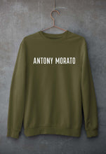 Load image into Gallery viewer, Antony Morato Unisex Sweatshirt for Men/Women-S(40 Inches)-Olive Green-Ektarfa.online

