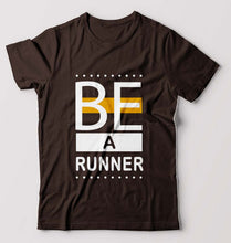 Load image into Gallery viewer, Runner Running T-Shirt for Men-Coffee Brown-Ektarfa.online
