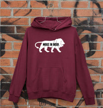 Load image into Gallery viewer, Make in India Unisex Hoodie for Men/Women-Maroon-Ektarfa.online

