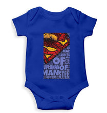 Load image into Gallery viewer, Superman Superhero Kids Romper For Baby Boy/Girl-0-5 Months(18 Inches)-Royal Blue-Ektarfa.online
