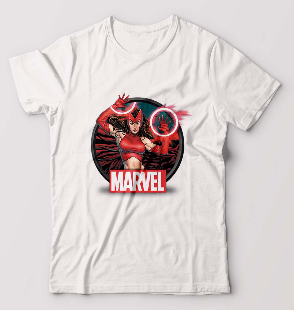 Scarlet Witch Wanda T-Shirt for Men-White-Ektarfa.online