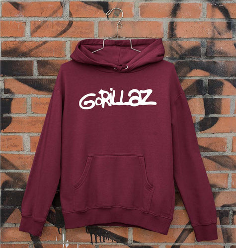 Gorillaz Unisex Hoodie for Men/Women-Maroon-Ektarfa.online
