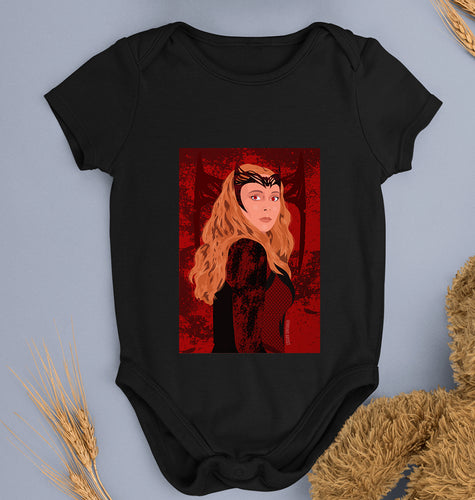 Scarlet Witch Wanda Romper For Baby Boy/Girl-Black-Ektarfa.online