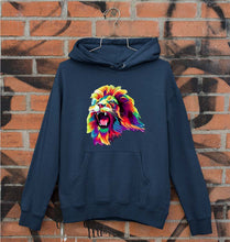 Load image into Gallery viewer, Lion Unisex Hoodie for Men/Women-Navy Blue-Ektarfa.online
