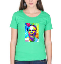 Load image into Gallery viewer, Rafael Nadal (RAFA) T-Shirt for Women-XS(32 Inches)-flag green-Ektarfa.online
