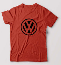 Load image into Gallery viewer, volkswagen T-Shirt for Men-S(38 Inches)-Brick red-Ektarfa.online
