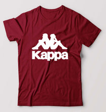 Load image into Gallery viewer, Kappa T-Shirt for Men-S(38 Inches)-Maroon-Ektarfa.online
