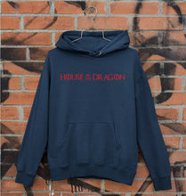 Load image into Gallery viewer, House of the Dragon Unisex Hoodie for Men/Women-S(40 Inches)-Navy Blue-Ektarfa.online
