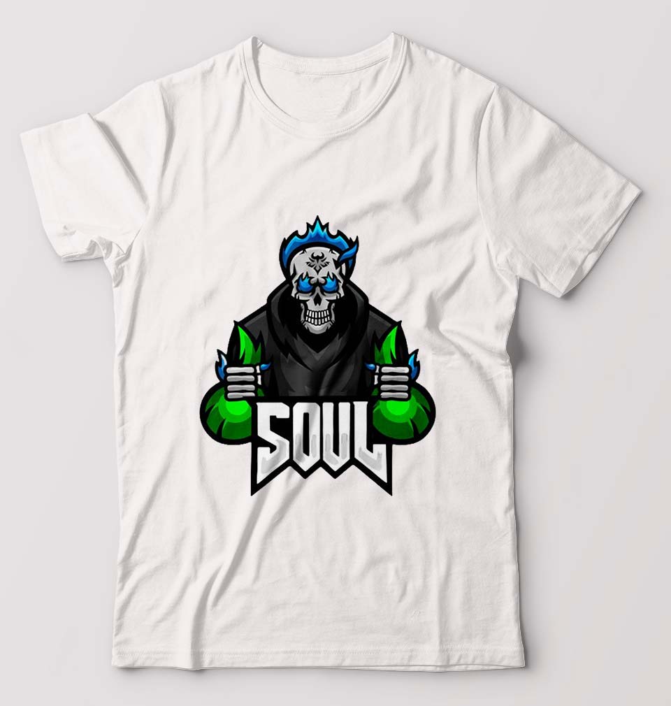 Battlegrounds Mobile India (BGMI) T-Shirt for Men-White-Ektarfa.online