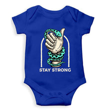 Load image into Gallery viewer, Stay Strong Kids Romper For Baby Boy/Girl-0-5 Months(18 Inches)-Royal Blue-Ektarfa.online
