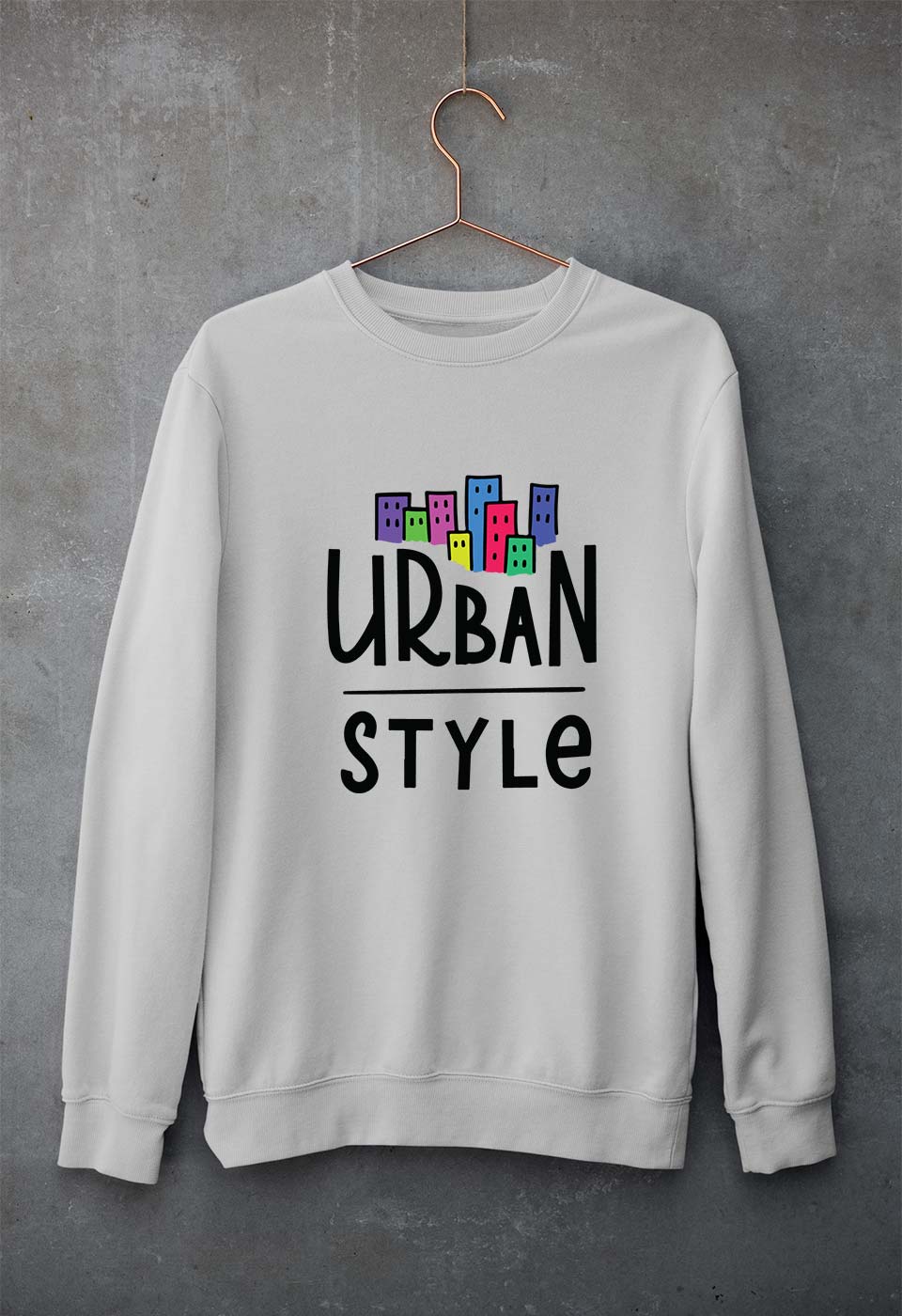 Urban Style Unisex Sweatshirt for Men/Women-Grey Melange-Ektarfa.online
