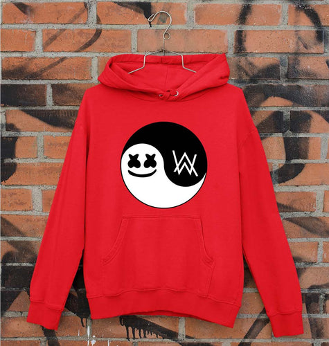 alan walker marshmello Unisex Hoodie for Men/Women-Red-Ektarfa.online