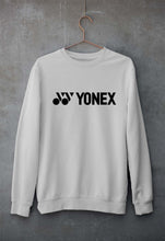 Load image into Gallery viewer, Yonex Unisex Sweatshirt for Men/Women-S(40 Inches)-Grey Melange-Ektarfa.online
