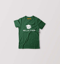 Load image into Gallery viewer, IIM L Lucknow Kids T-Shirt for Boy/Girl-0-1 Year(20 Inches)-Dark Green-Ektarfa.online
