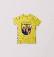 Load image into Gallery viewer, Wanderlust Kids T-Shirt for Boy/Girl-0-1 Year(20 Inches)-Mustard Yellow-Ektarfa.online
