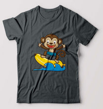 Load image into Gallery viewer, Monkey Banana T-Shirt for Men-Steel grey-Ektarfa.online
