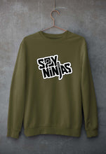 Load image into Gallery viewer, Spy Ninja Unisex Sweatshirt for Men/Women-Olive Green-Ektarfa.online
