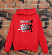 Load image into Gallery viewer, Runner Running Unisex Hoodie for Men/Women-Red-Ektarfa.online
